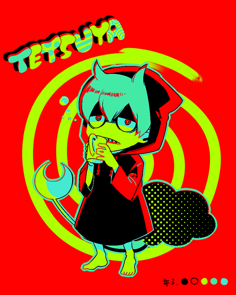 10s, 1boy, bad_id, bad_pixiv_id, barefoot, character_name, color_guide, crescent