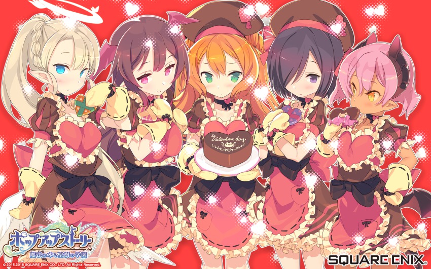 10s, 2015, 2016, 5girls, :o, alisa_kirsten, angel, angel_wings