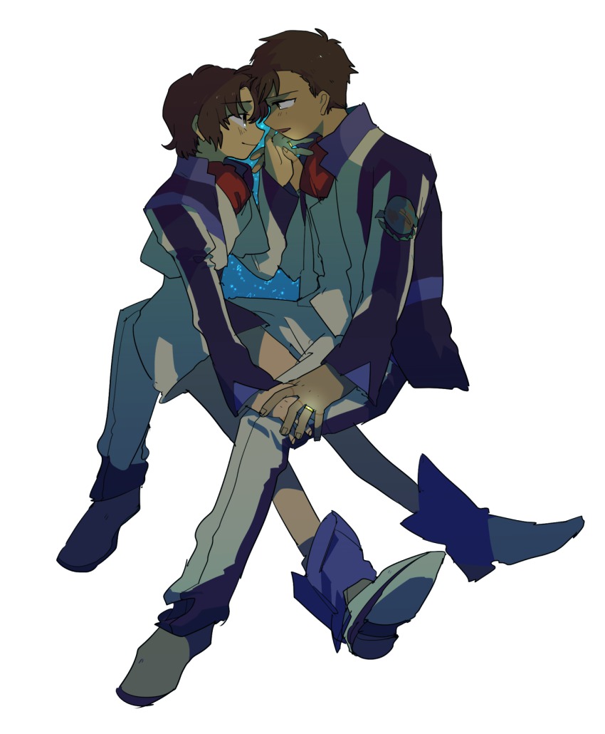 10s, 1boy, 1girl, brown_hair, couple, hetero, highres, jewelry