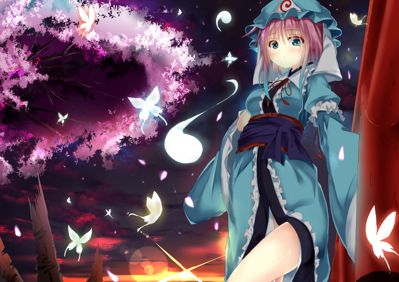 1girl, alternate_eye_color, alternate_hair_color, artistic_error, blue_eyes, blush, breasts, bug