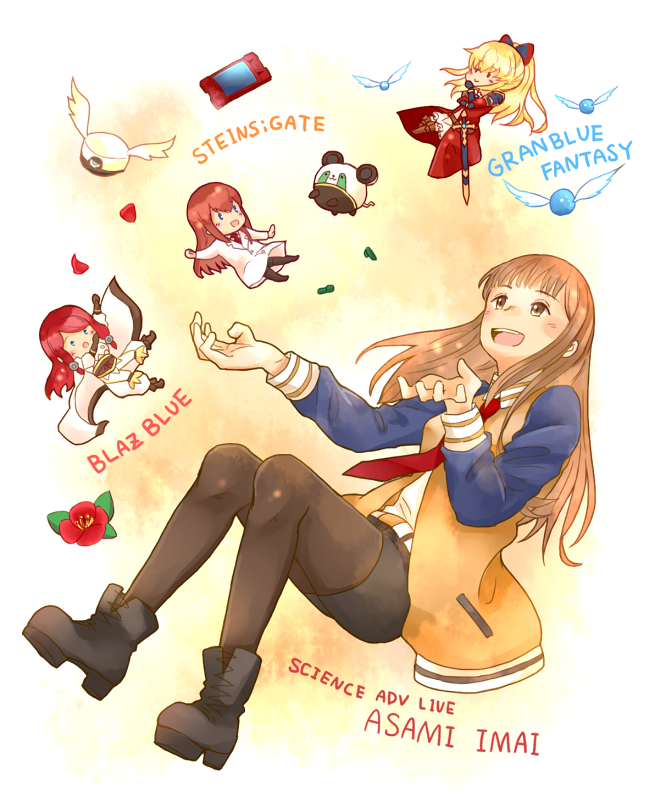 4girls, 5pb., arc_system_works, axi125, blazblue, blonde_hair, blue_eyes, blush