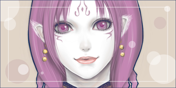 1girl, animal_ears, close-up, da_ji, da_ji_(musou_orochi), earrings, elf, female_focus