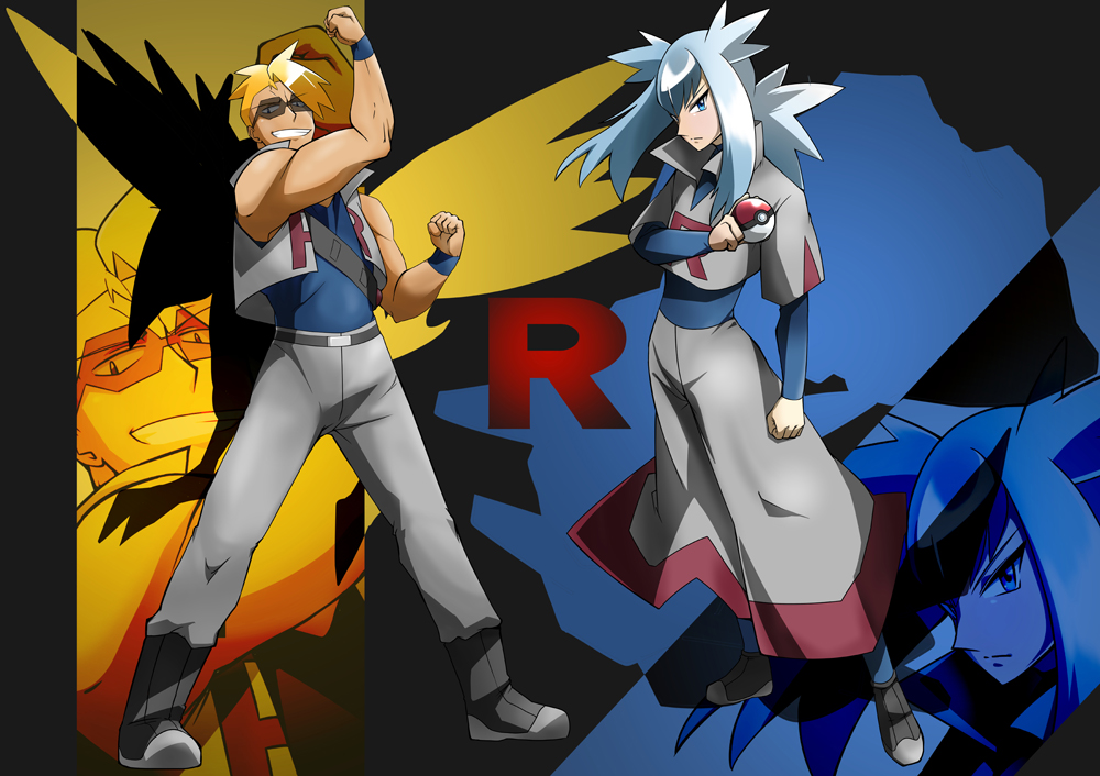 androgynous, artist_request, atilla_(pokemon), blonde_hair, blue_eyes, gen_2_pokemon, gender_request, hun_(pokemon)
