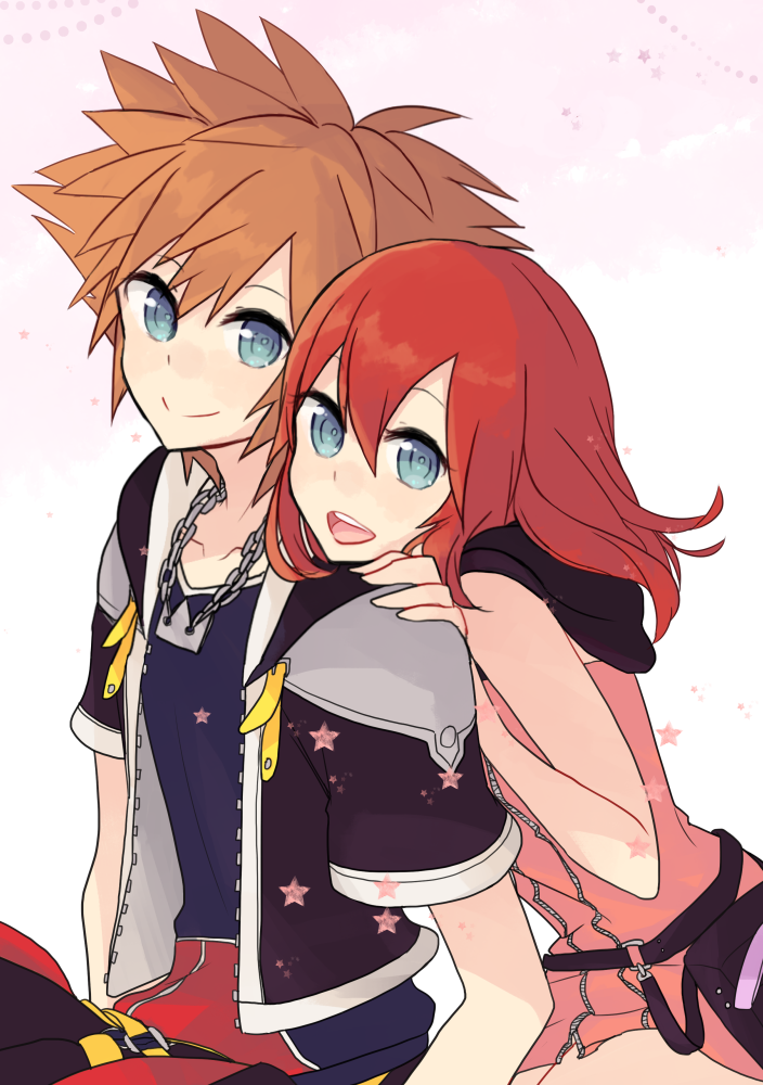 1boy, 1girl, bad_id, bad_pixiv_id, hetero, hug, hug_from_behind, jewelry