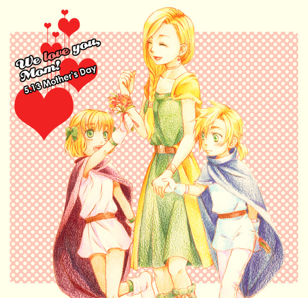 1boy, 251, 2girls, age_difference, aged_down, bad_id, bad_pixiv_id, bianca_(dq5)