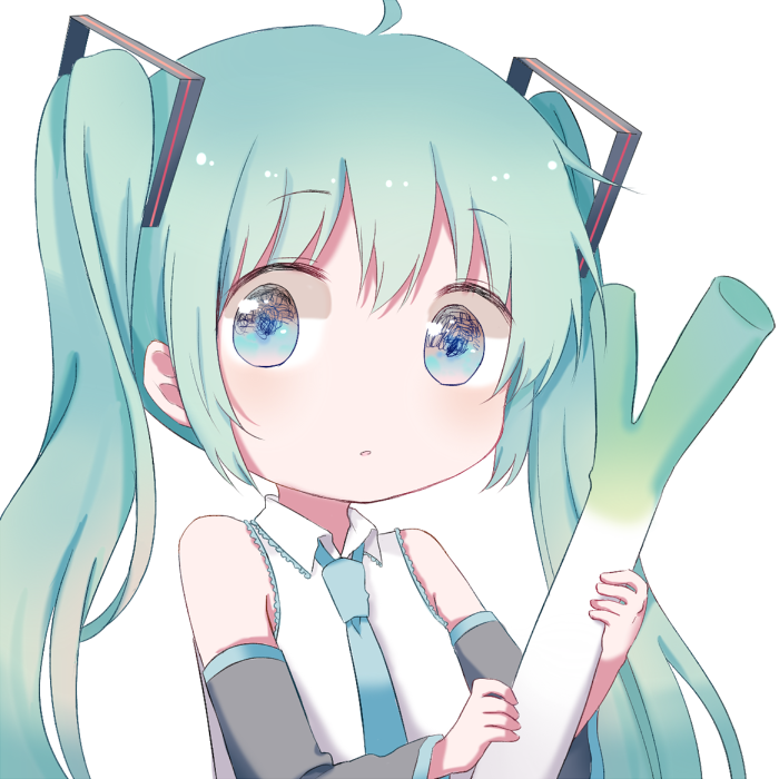 1girl, bad_id, bad_pixiv_id, detached_sleeves, female_focus, green_eyes, green_hair, hatsune_miku