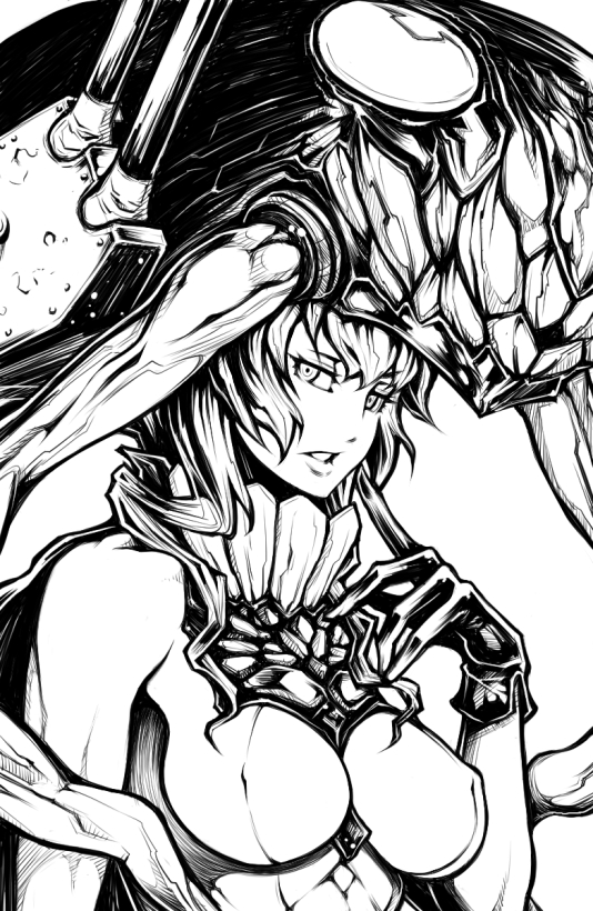 10s, 1girl, 1zu3, abyssal_ship, bad_id, bad_pixiv_id, bodysuit, breasts