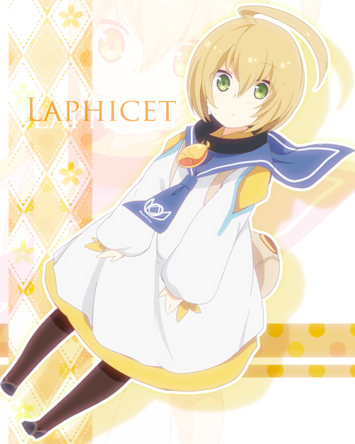 1boy, ahoge, bandana, blonde_hair, blush, character_name, child, collar