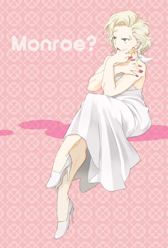 1boy, atlus, bad_id, bad_pixiv_id, blonde_hair, cosplay, crossdressing, crossdressing_(mtf)