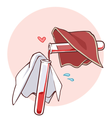 adella_the_nun, arianna_(bloodborne), blood, bloodborne, flying_sweatdrops, fromsoftware, handkerchief, heart