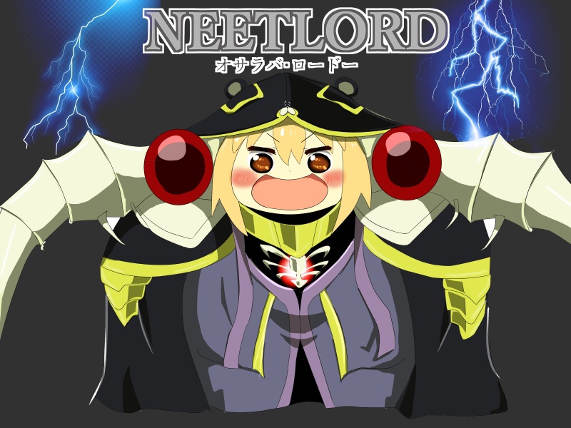 10s, 1girl, ainz_ooal_gown, ainz_ooal_gown_(cosplay), angry, bad_id, bad_pixiv_id, blonde_hair