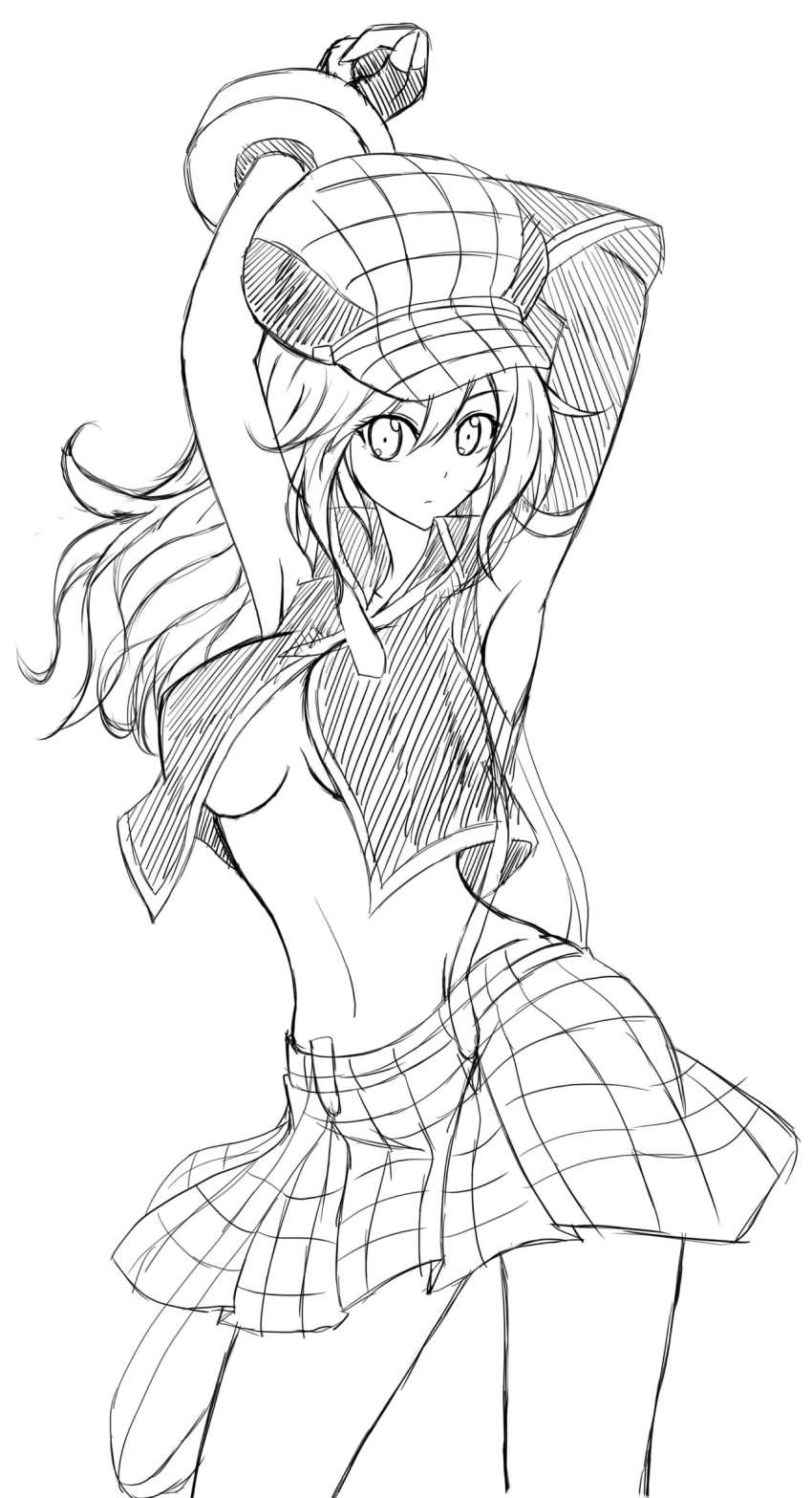 10s, 1girl, alisa_ilinichina_amiella, bad_id, bad_pixiv_id, boots, breasts, elbow_gloves