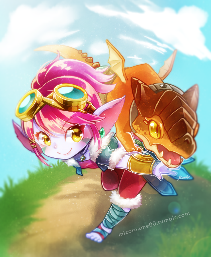 1girl, artist_name, dragon, dragon_tamer_tristana, dragon_trainer_tristana, earrings, feet, fur_trim