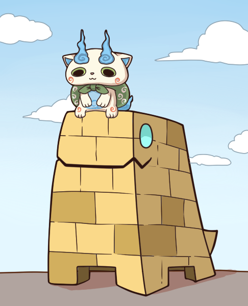 10s, 2027_(submarine2027), abbreviated_karakusa, blocker, blue_sky, cloud, crossover, day