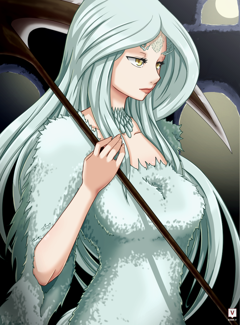 1girl, breasts, closed_mouth, dark_souls_(series), dark_souls_i, dragon_girl, female_focus, fur