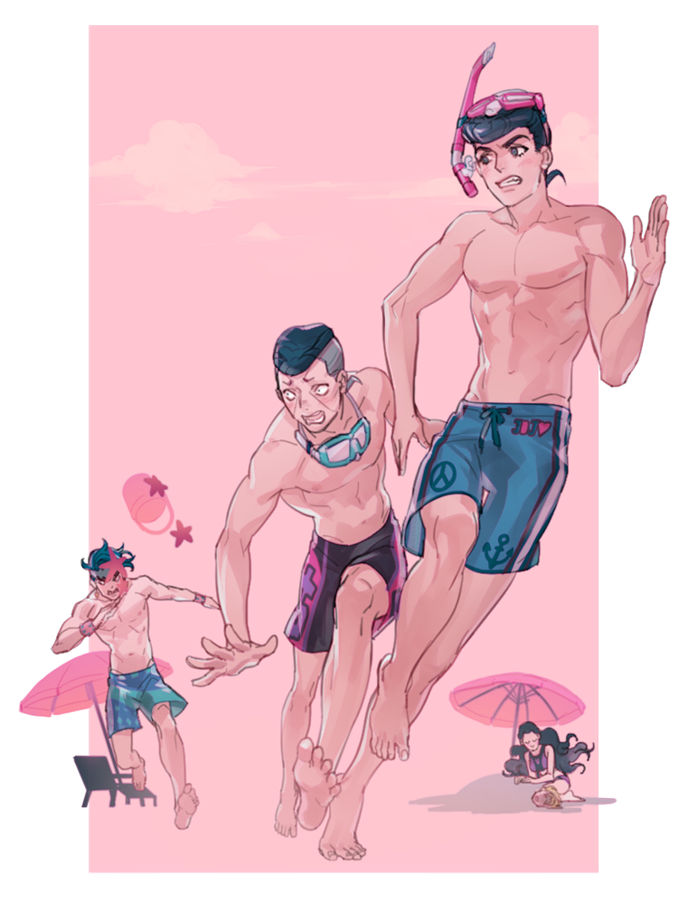 4boys, :>, anchor_print, anchor_symbol, angry, bad_id, bad_tumblr_id, beach_chair