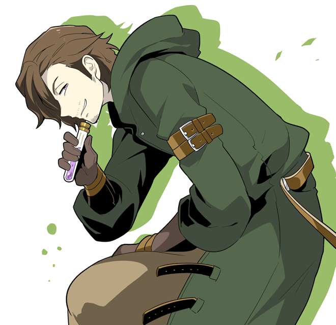 10s, 1boy, alternate_costume, bad_id, bad_pixiv_id, brown_eyes, brown_hair, facial_hair