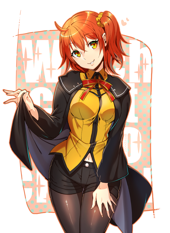 1girl, black_pantyhose, blush, fate/grand_order, fate_(series), female_focus, fujimaru_ritsuka_(female), fujimaru_ritsuka_(female)_(mage's_association_uniform)