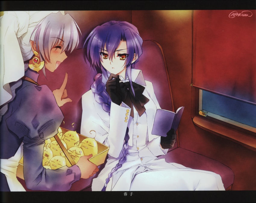 00s, 1boy, 1girl, absurdres, anger_vein, artbook, arya, bird