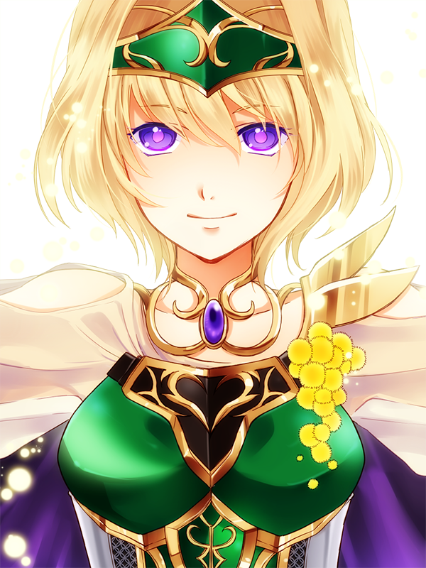 1girl, acacia_(flower_knight_girl), armor, bad_id, bad_pixiv_id, blonde_hair, cape, circlet
