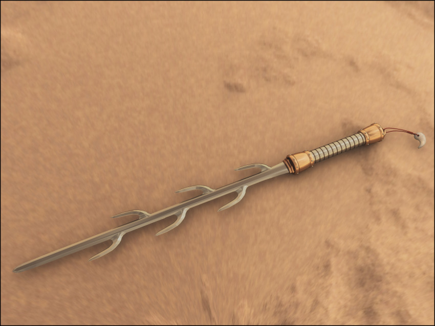 absurdres, highres, kofun_period, magatama, mana_ex_legion, no_humans, seven-branched_sword, sword, weapon