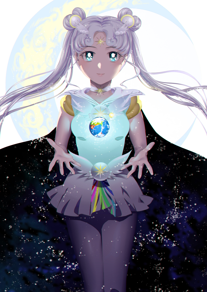 1girl, absurdres, beads, bishoujo_senshi_sailor_moon, bishoujo_senshi_sailor_moon_stars, blue_eyes, brooch, choker