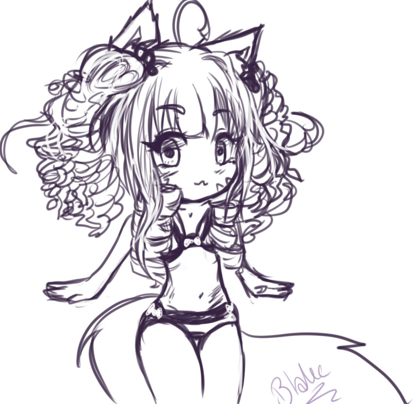 10s, 1girl, :3, ahoge, anastaysia_aliapoh_(tinyqote), animal_ears, arms_at_sides, artist_name