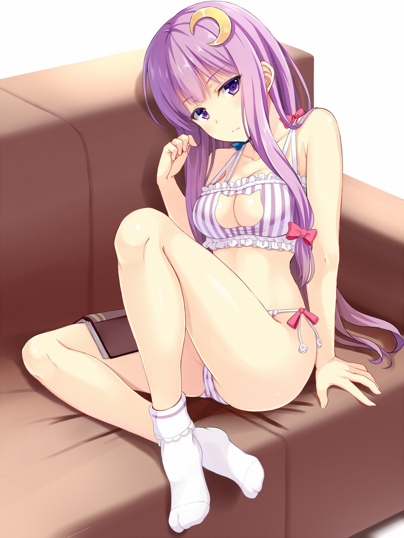 1girl, adapted_costume, alternate_costume, arm_support, bare_shoulders, blush, bobby_socks, book