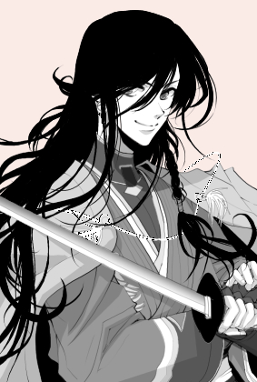 10s, 1boy, bad_id, bad_pixiv_id, black_hair, braid, formal_clothes, higashiyama_kazuko