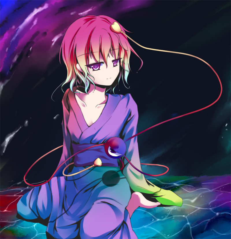 1girl, alternate_costume, bad_id, bad_pixiv_id, barefoot, blonde_hair, breasts, collarbone