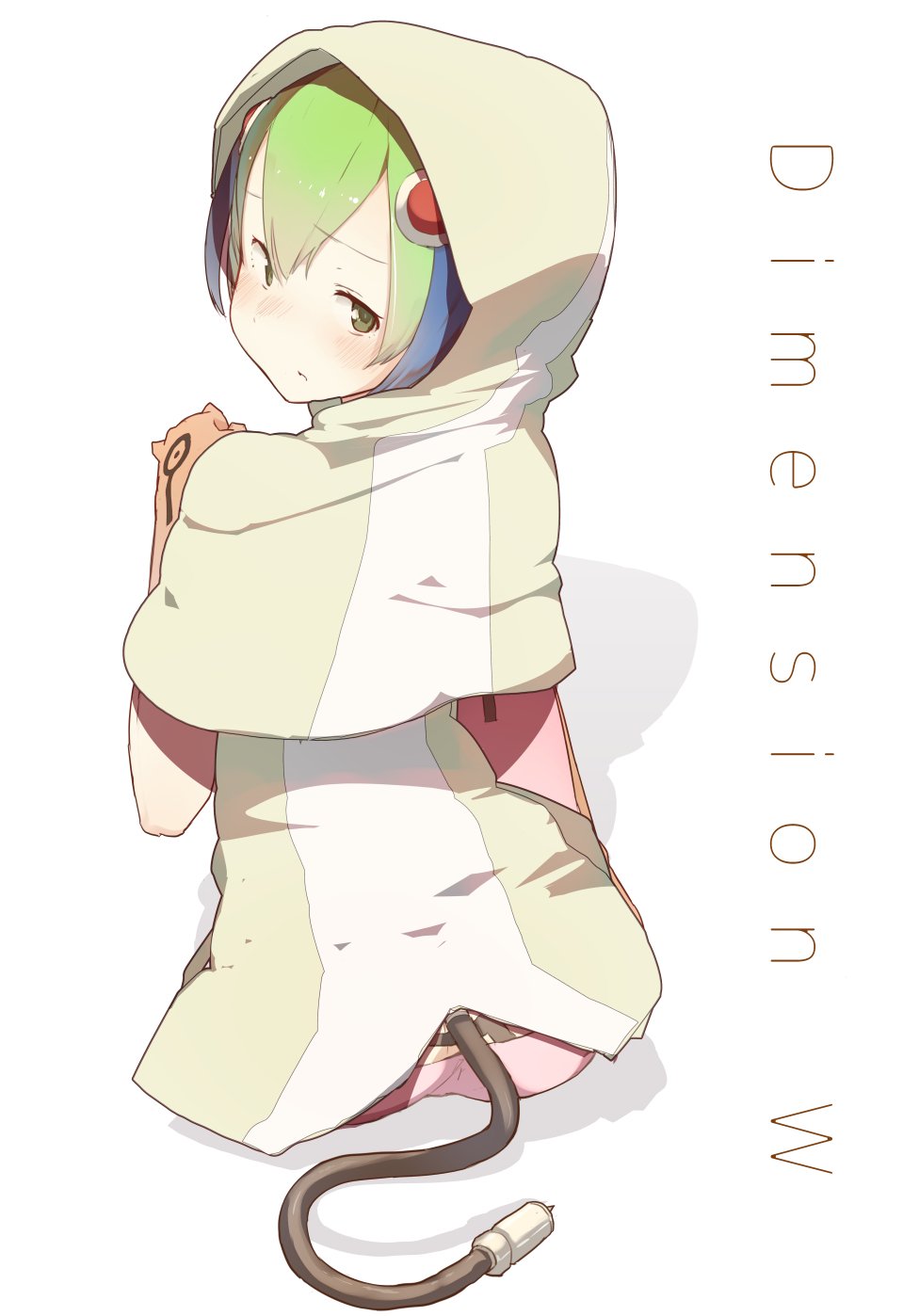 10s, 1girl, android, ass, back, bare_legs, bare_shoulders, barefoot