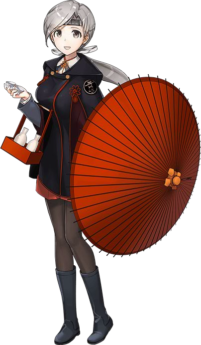 10s, 1girl, black_boots, black_pantyhose, boots, breasts, chitose_(kancolle), chitose_(rainy_season)_(kancolle)