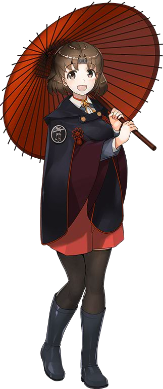 10s, 1girl, :d, black_boots, black_pantyhose, boots, breasts, brown_eyes