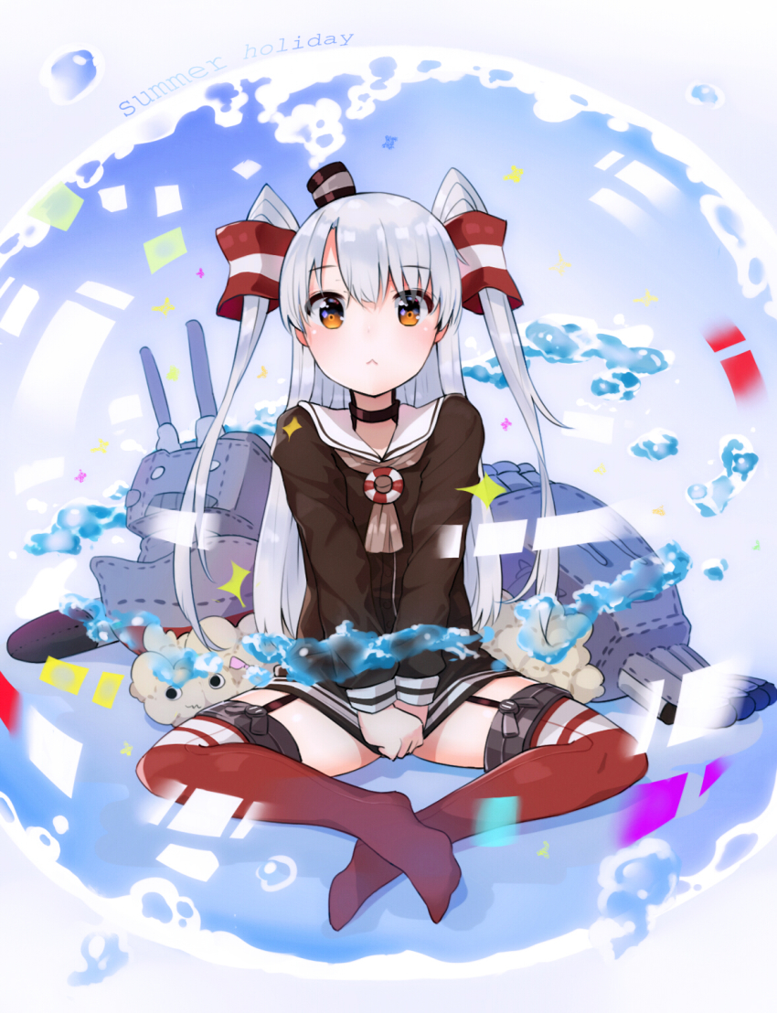 10s, 1girl, amatsukaze_(kancolle), female_focus, highres, kantai_collection, long_hair, solo