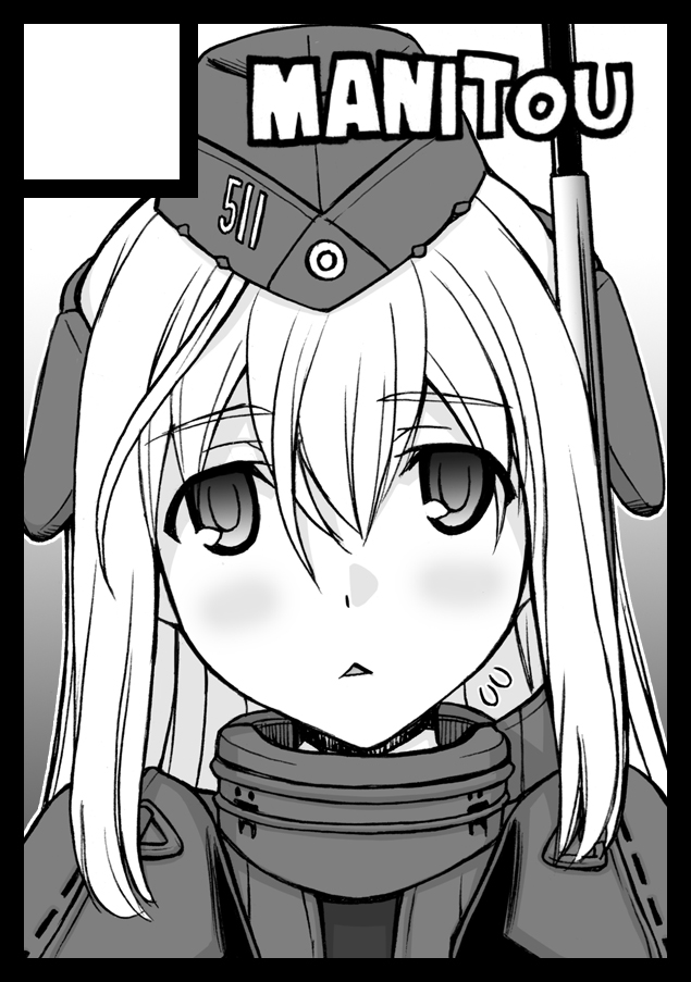 10s, 1girl, circle_cut, cropped_jacket, eyebrows, female_focus, garrison_cap, gradient_background