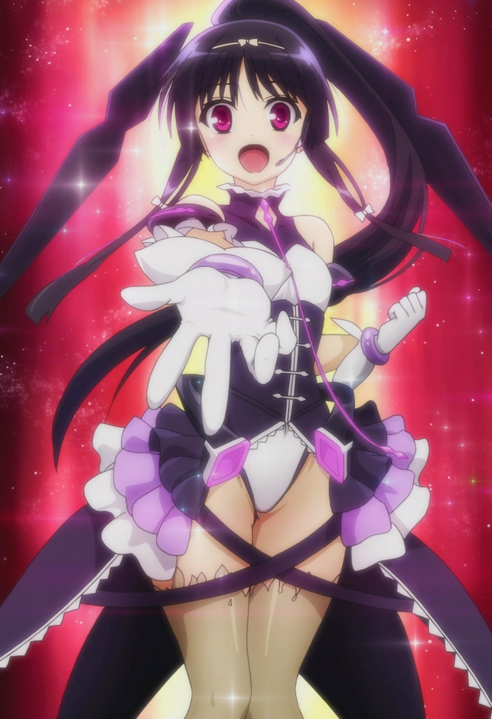 10s, 1girl, anime_screenshot, bodysuit, female_focus, highres, hundred_(light_novel), kisaragi_karen