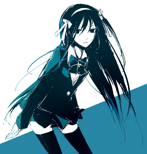 00s, 10s, alternate_costume, alternate_hairstyle, bad_id, bad_pixiv_id, blue_theme, hairband