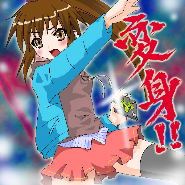 1girl, brown_eyes, brown_hair, female_focus, genderswap, genderswap_(mtf), kamen_rider, kamen_rider_ryuki