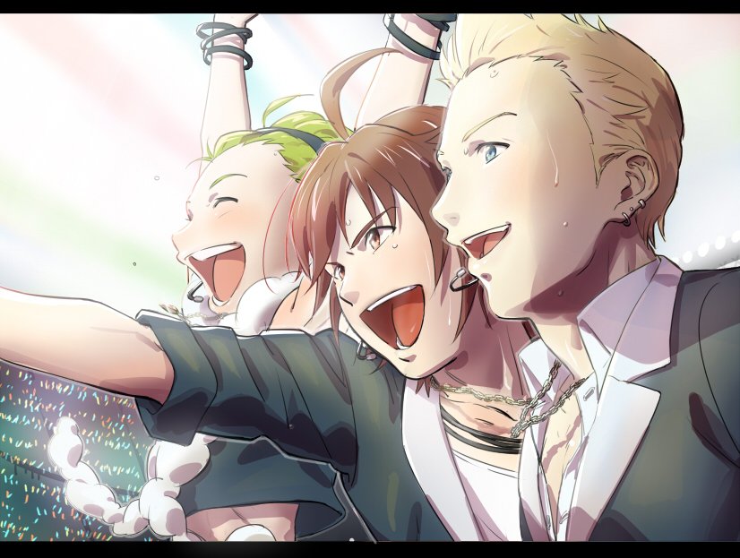 10s, 3boys, ahoge, amagase_touma, arena, bad_id, bad_twitter_id, blackish_961sp