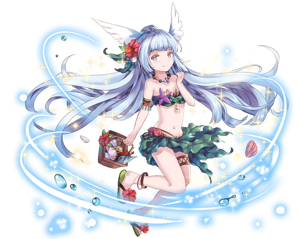 1girl, animal_ears, bare_shoulders, basket, blue_eyes, blue_hair, collarbone, female_focus