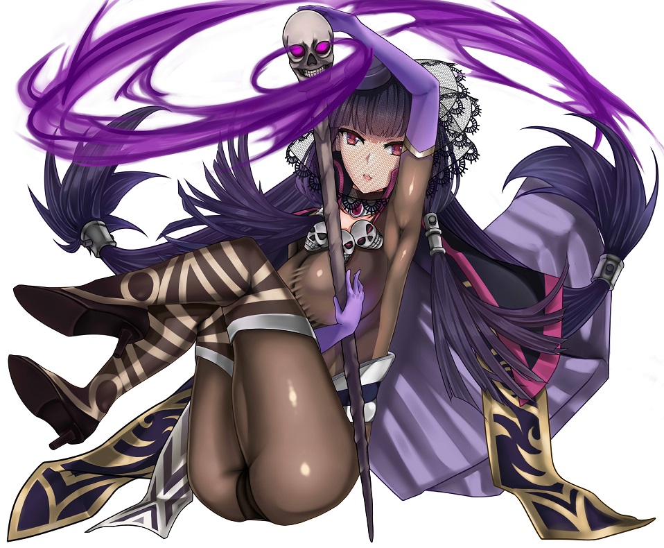 1girl, agnes_(sennen_sensou_aigis), ass, bad_id, bad_pixiv_id, black_boots, black_hair, black_thighhighs