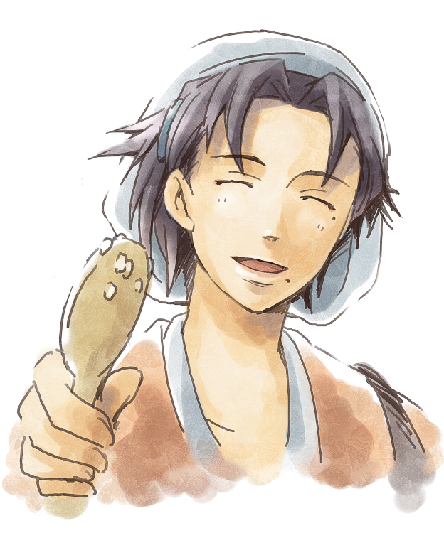 1girl, bad_id, bad_pixiv_id, black_hair, close-up, closed_eyes, female_focus, japanese_clothes