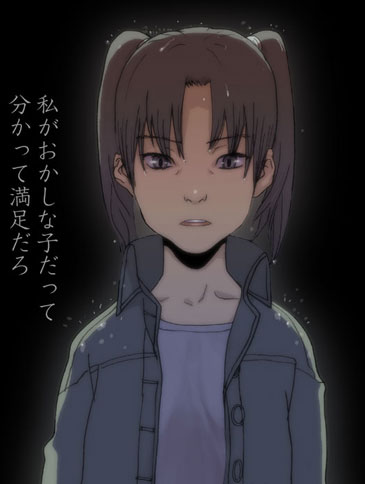 00s, amasawa_yuuko, brown_eyes, brown_hair, dennou_coil, jacket, lowres, rain