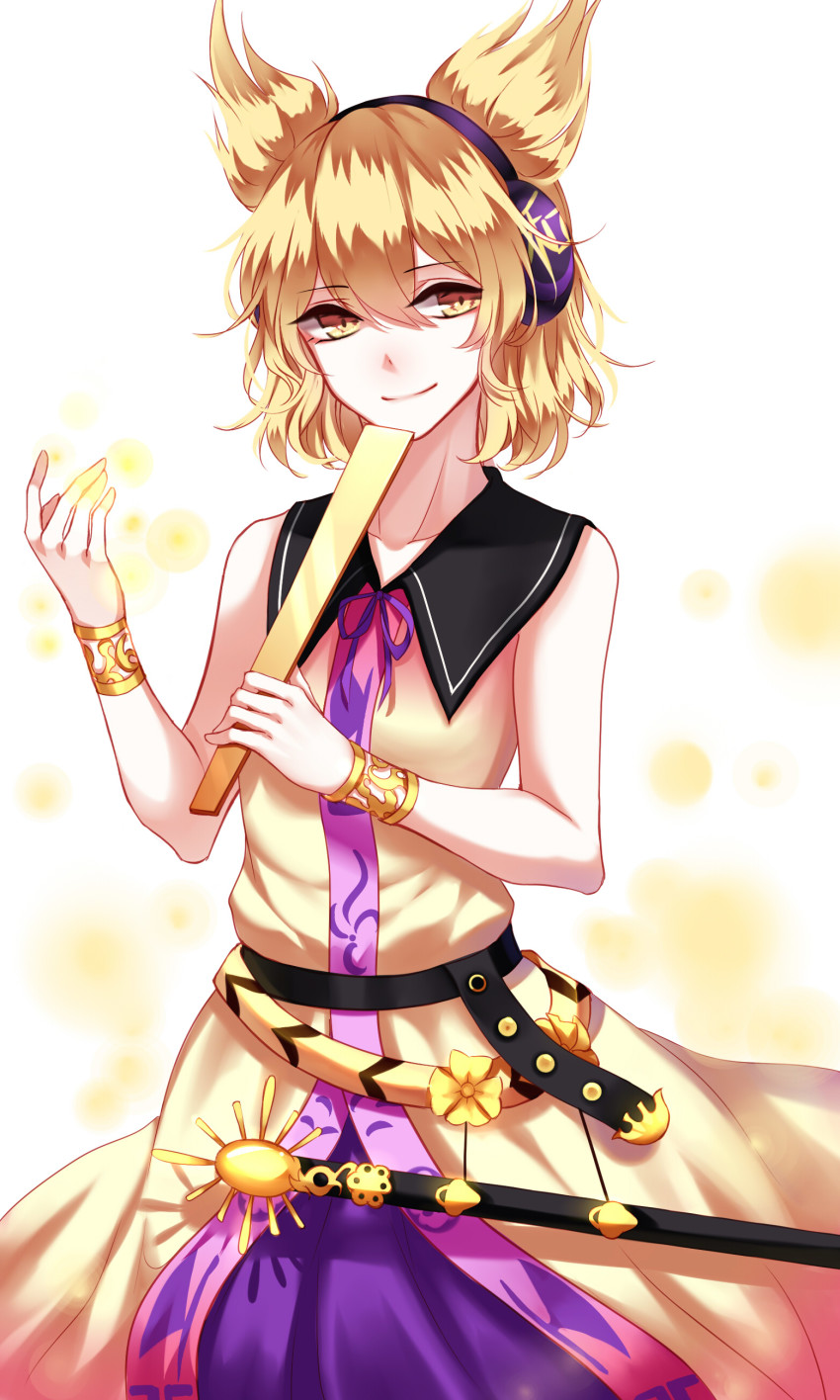 1girl, absurdres, bad_id, bad_pixiv_id, bare_shoulders, blonde_hair, bracelet, cowboy_shot