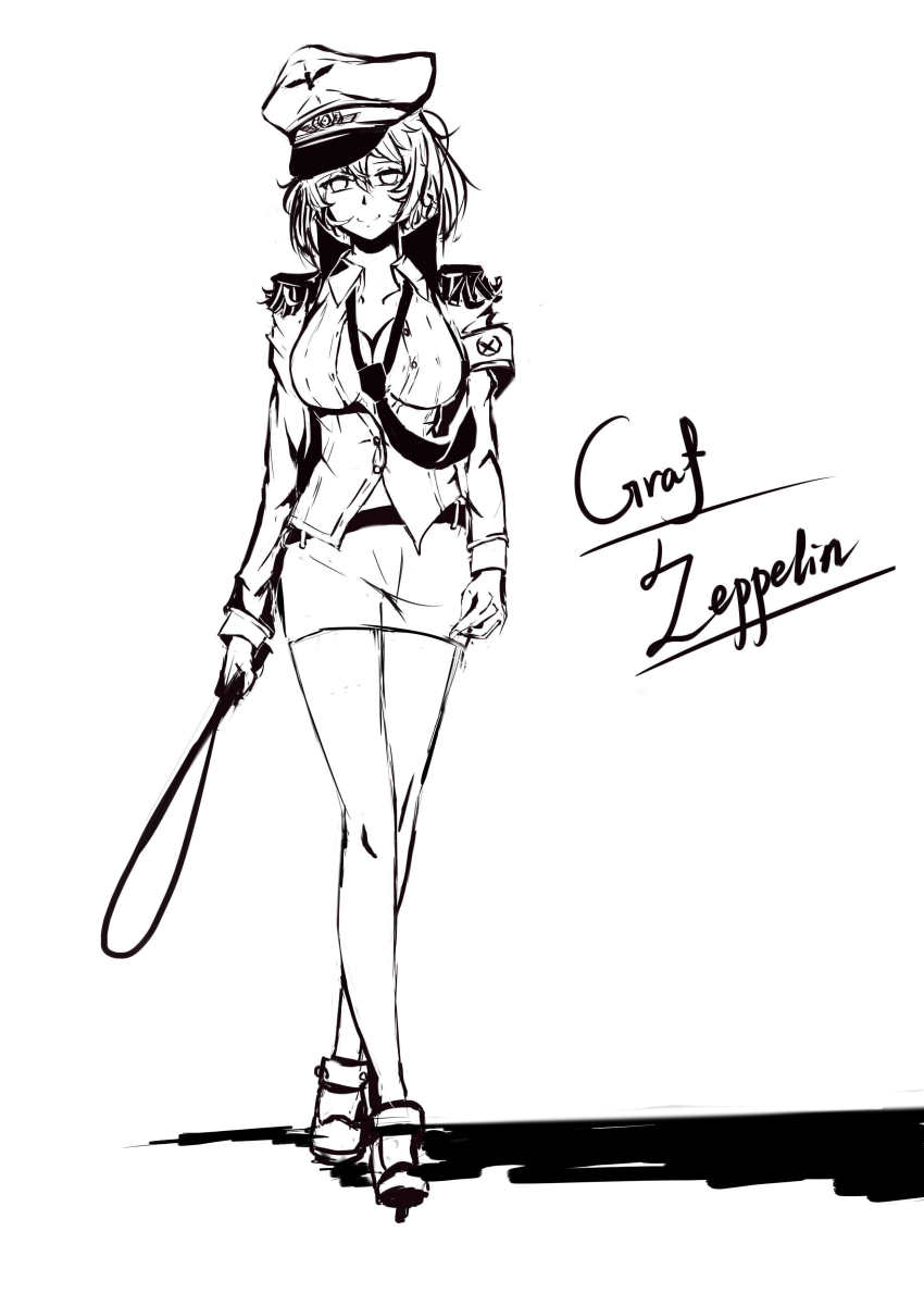 1girl, absurdres, arbiter_(771015148), belt, breasts, character_name, contrapposto, epaulettes