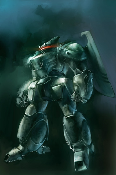 1980s_(style), kikou-kai_galient, mecha, no_humans, oldschool, retro_artstyle, robot, tagme