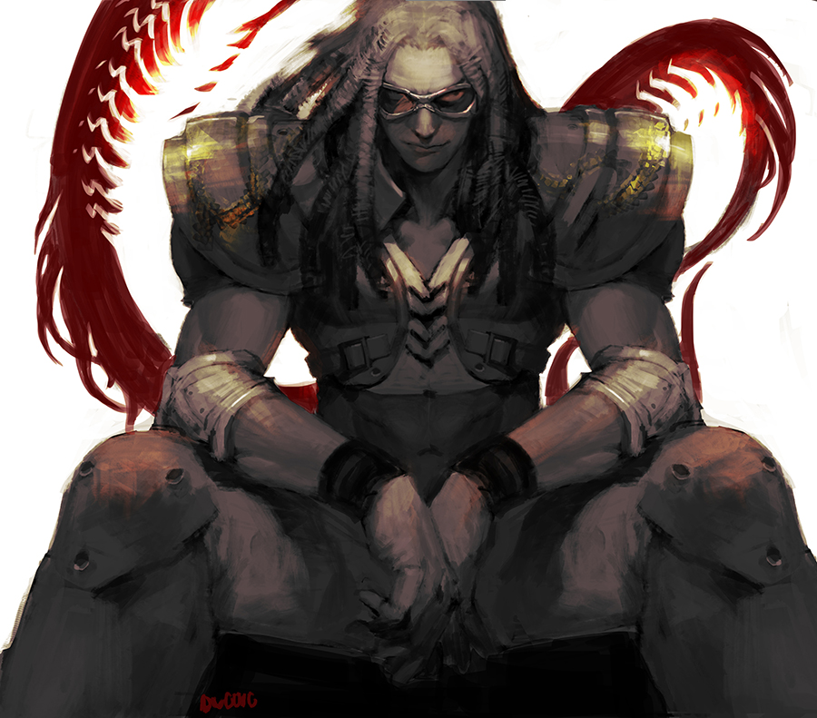 00s, 1boy, bad_id, bad_pixiv_id, black_hair, dreadlocks, dugong_(jinjuok0909), eyeshield_21