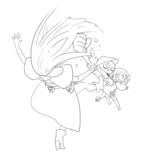 2girls, anger_vein, dizzy_(guilty_gear), female_focus, greyscale, guilty_gear, high_heels, hitotsubashi