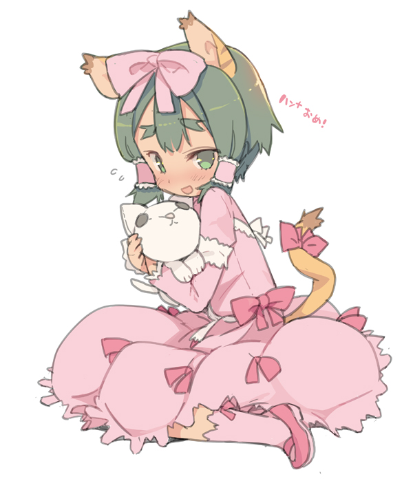 1girl, animal_ears, blade_(galaxist), commentary_request, dark-skinned_female, dark_skin, dress, eyebrows