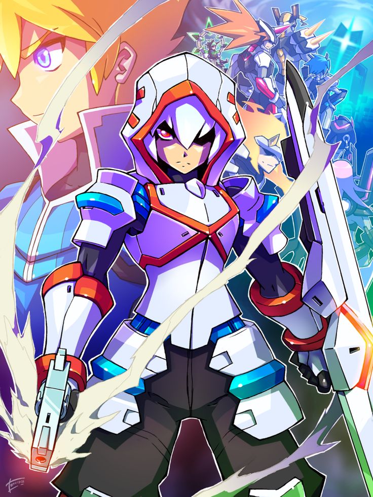 acura_(gunvolt), azure_striker_gunvolt, carrera_(gunvolt), daytona_(gunvolt), elise_(gunvolt), gunvolt, jota_(gunvolt), merak_(gunvolt)